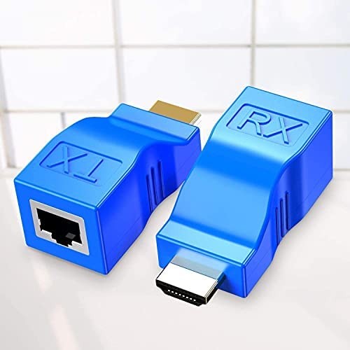 HDMI to RJ45 Ethernet Converter Over by up to 30m