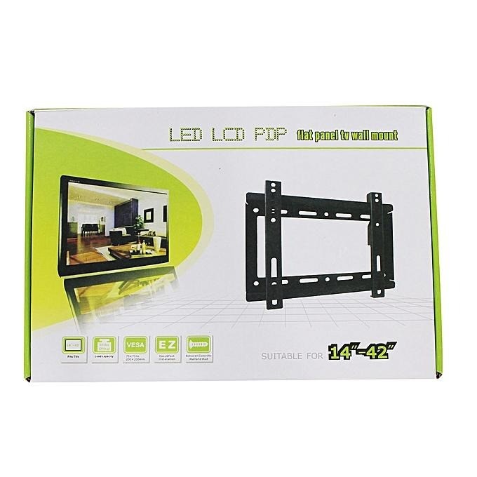 LCD/LED/Plasma 4k Flat TV Wall Mount 14-42 Inch Black